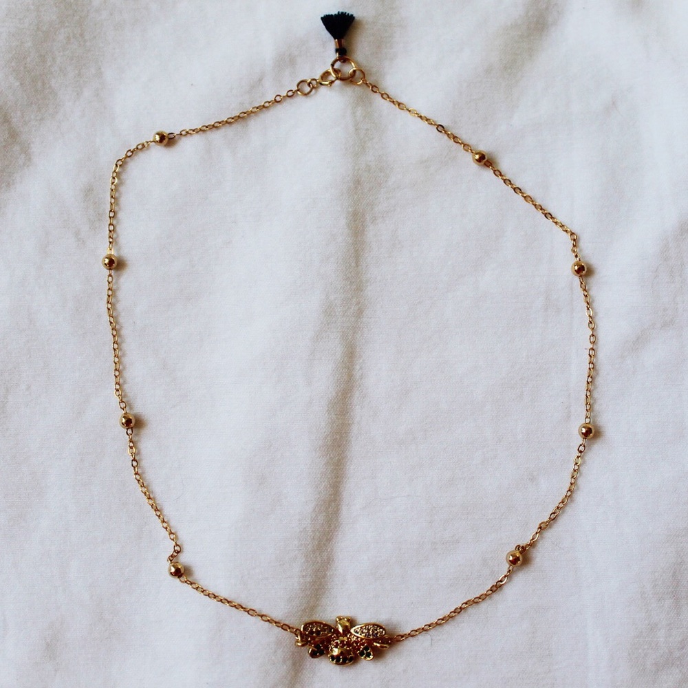 HANDMADE BUMBLEBEE NECKLACE